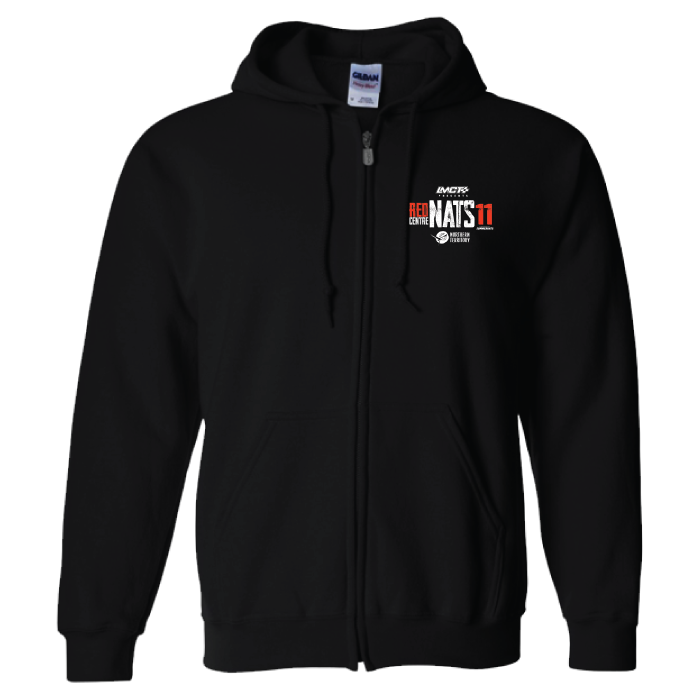 RED CENTRENATS 11 ZIP HOODIE