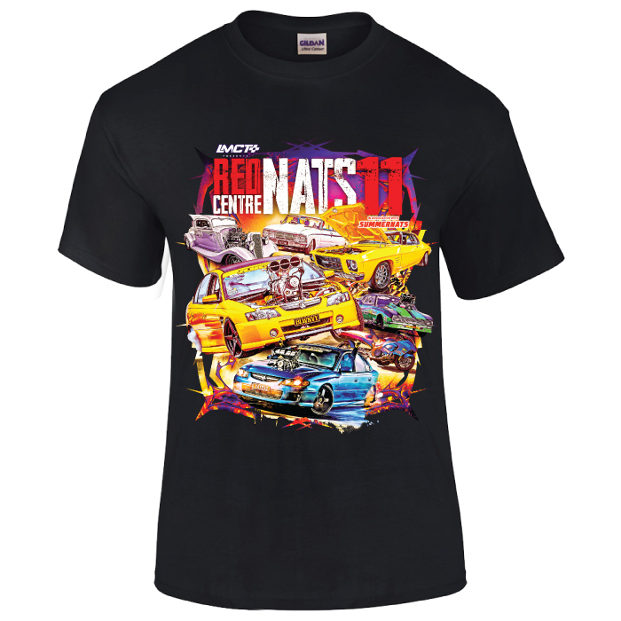REDCENTRENATS 11 MEN'S EVENT T-SHIRT - BLACK