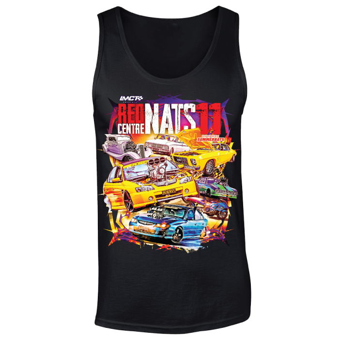 REDCENTRENATS 11 WOMEN'S EVENT SINGLET - BLACK