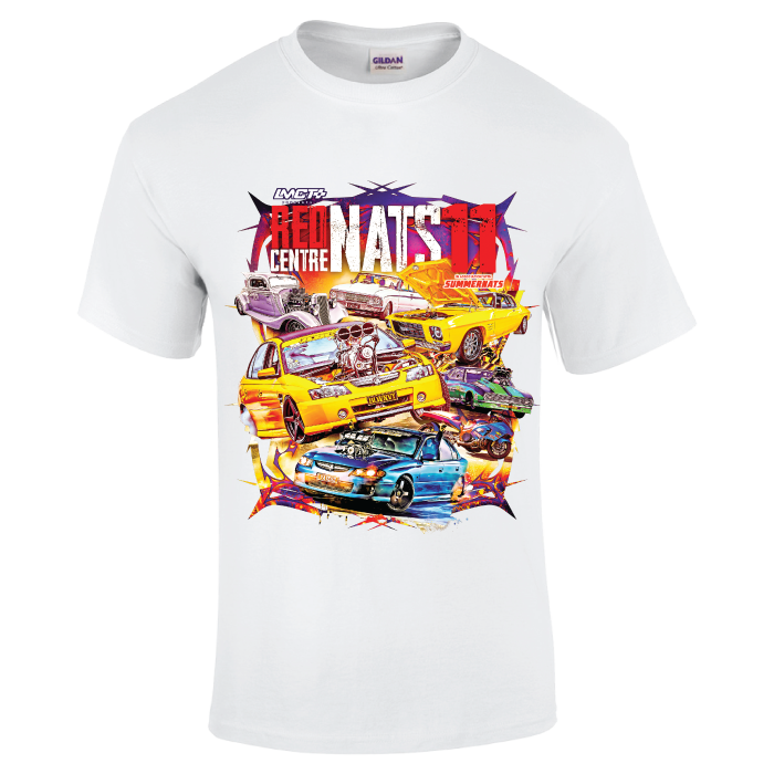 REDCENTRENATS 11 MEN'S EVENT T-SHIRT - WHITE